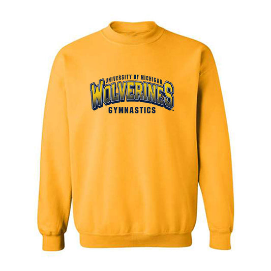Michigan - NCAA Men's Gymnastics : Landen Blixt - Classic Shersey Crewneck Sweatshirt-0