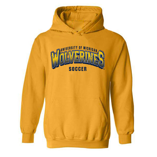 Michigan - NCAA Men's Soccer : Zachary Martens - Classic Shersey Hooded Sweatshirt-0