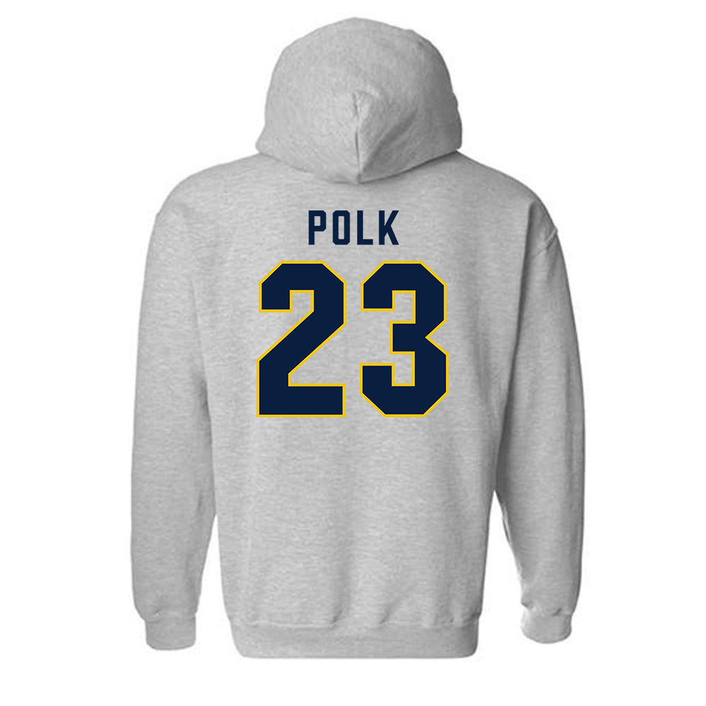 Michigan - NCAA Women's Lacrosse : Haley Polk - Classic Shersey Hooded Sweatshirt-1