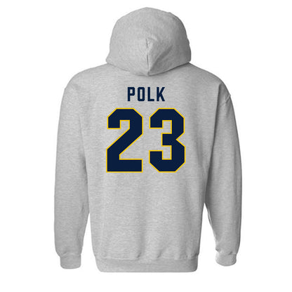 Michigan - NCAA Women's Lacrosse : Haley Polk - Classic Shersey Hooded Sweatshirt-1