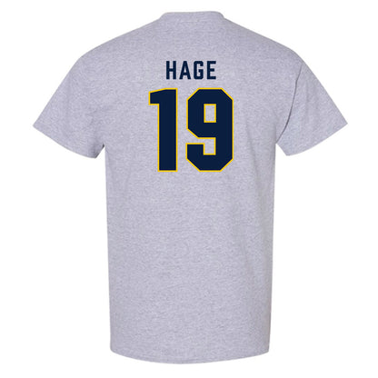 Michigan - NCAA Men's Ice Hockey : Michael Hage - Classic Shersey T-Shirt-1