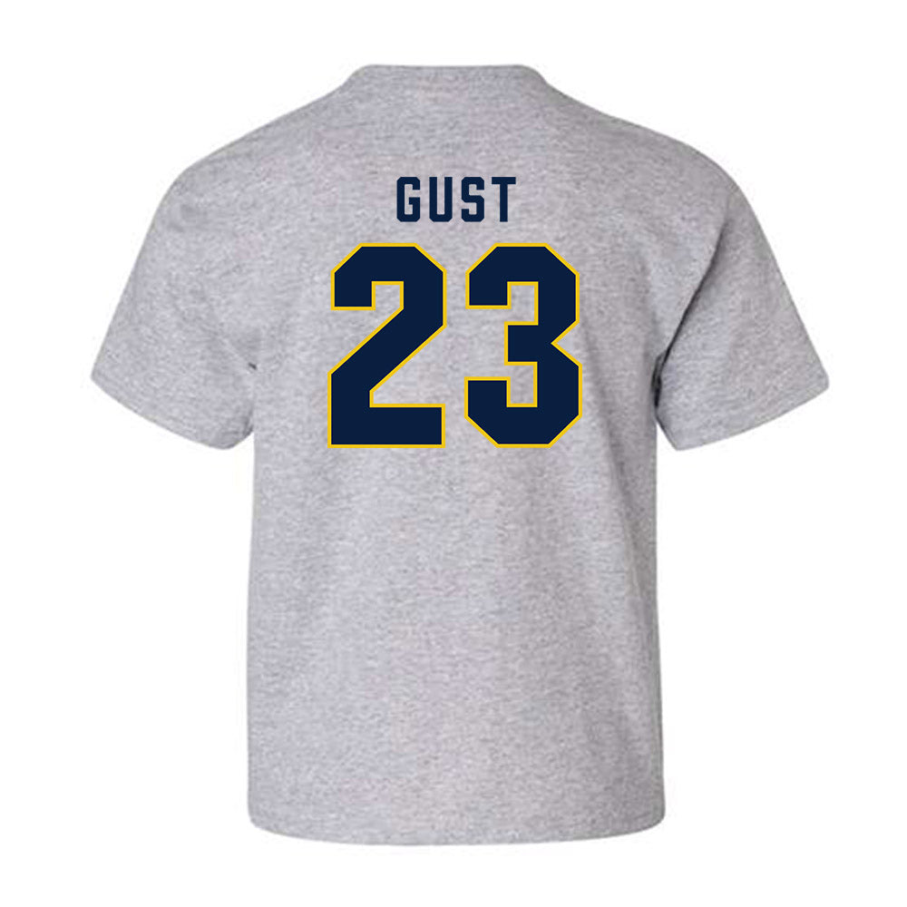 Michigan - NCAA Men's Ice Hockey : Miles Gust - Classic Shersey Youth T-Shirt-1