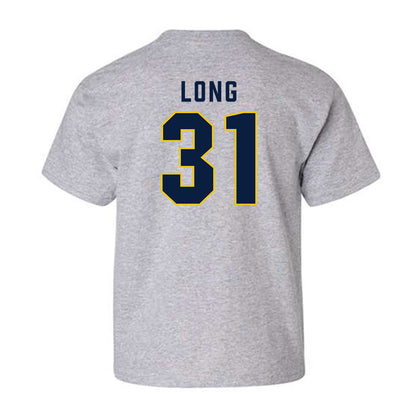 Michigan - NCAA Men's Lacrosse : Jack Long - Classic Shersey Youth T-Shirt-1