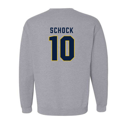 Michigan - NCAA Men's Ice Hockey : Drew Schock - Classic Shersey Crewneck Sweatshirt-1