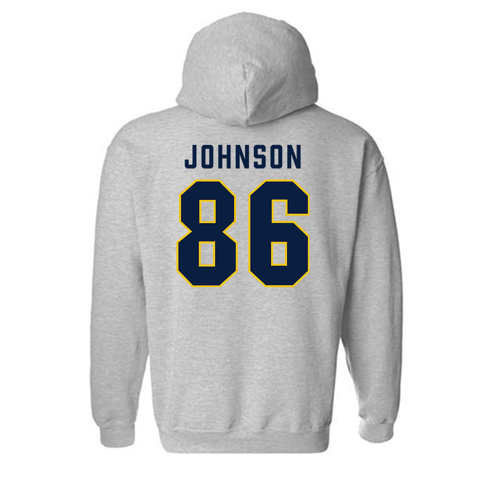 Michigan - NCAA Football : Travis Johnson - Classic Shersey Hooded Sweatshirt-1