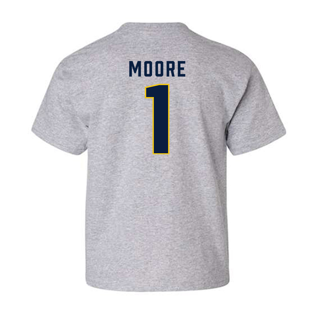 Michigan - NCAA Football : Rod Moore - Classic Shersey Youth T-Shirt-1
