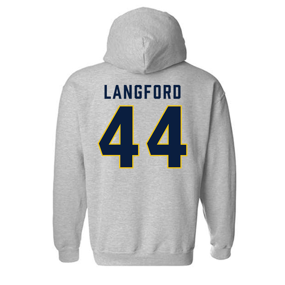 Michigan - NCAA Softball : Indiana Langford - Classic Shersey Hooded Sweatshirt-1