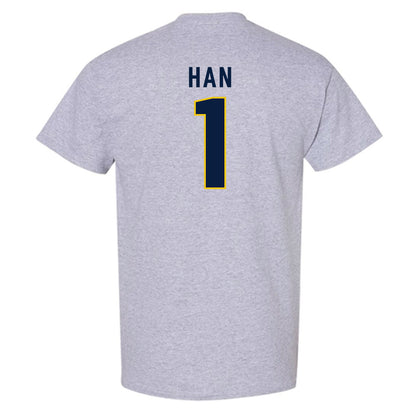 Michigan - NCAA Men's Lacrosse : Matt Han - Classic Shersey T-Shirt-1