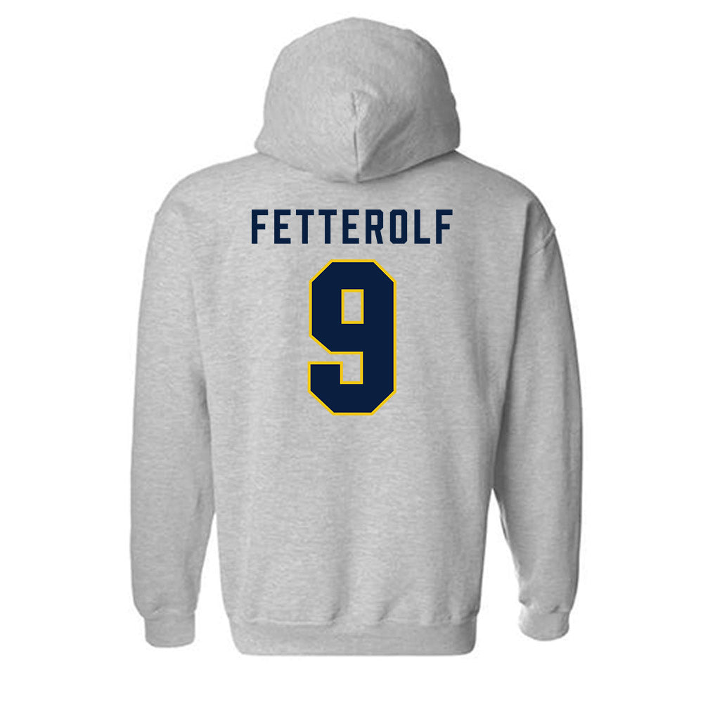 Michigan - NCAA Women's Lacrosse : Jane Fetterolf - Classic Shersey Hooded Sweatshirt-1