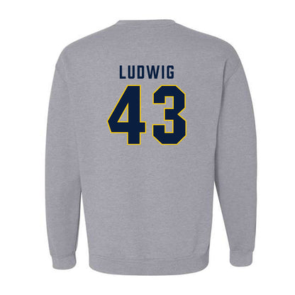 Michigan - NCAA Football : Zach Ludwig - Classic Shersey Crewneck Sweatshirt-1