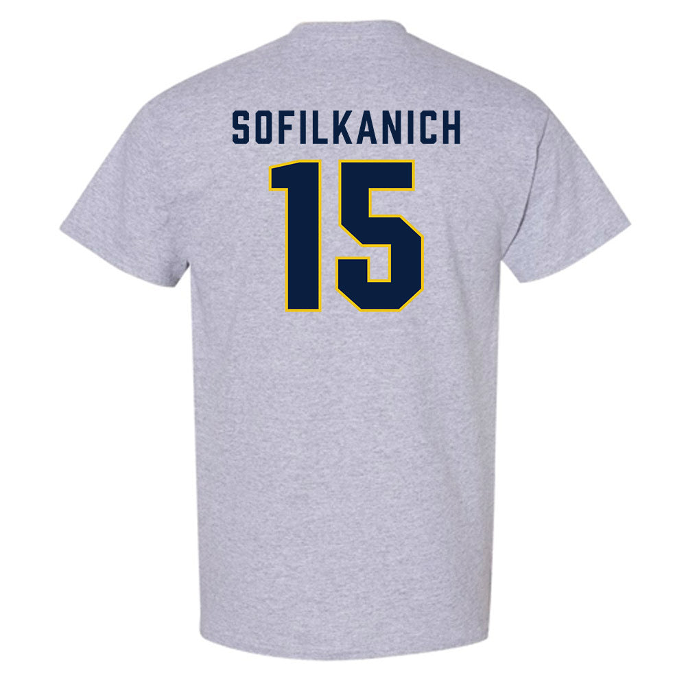 Michigan - NCAA Women's Basketball : Ashley Sofilkanich - Classic Shersey T-Shirt-1