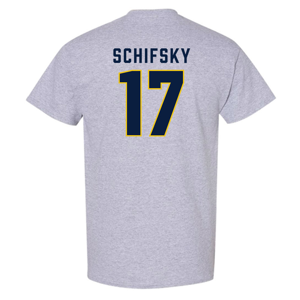 Michigan - NCAA Men's Ice Hockey : Garrett Schifsky - Classic Shersey T-Shirt-1