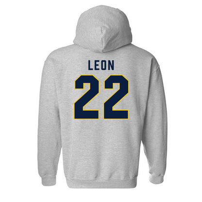 Michigan - NCAA Men's Soccer : Michael Leon - Classic Shersey Hooded Sweatshirt-1