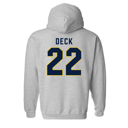 Michigan - NCAA Football : Jordan Deck - Classic Shersey Hooded Sweatshirt-1