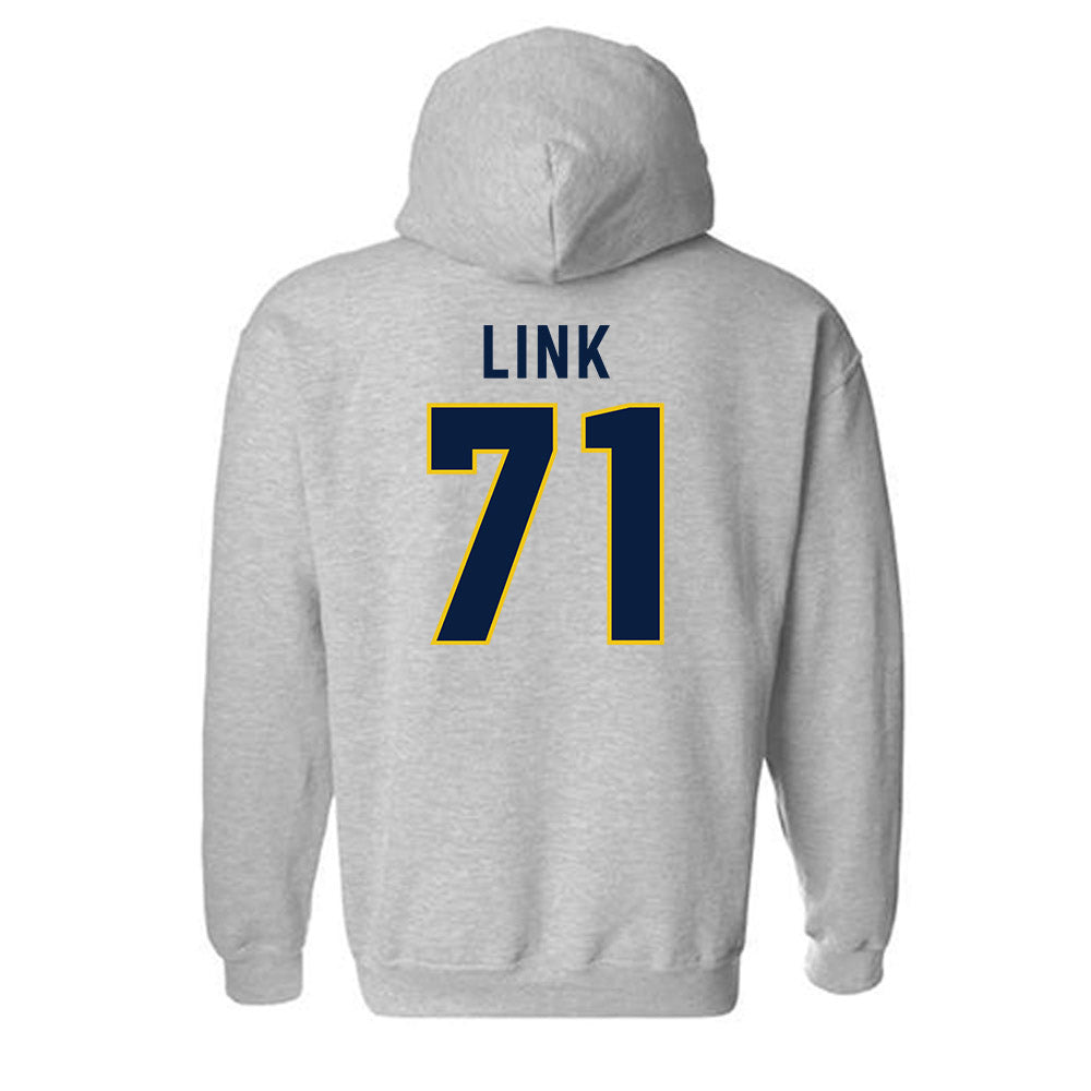 Michigan - NCAA Football : Evan Link - Classic Shersey Hooded Sweatshirt-1