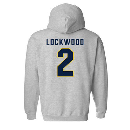 Michigan - NCAA Men's Lacrosse : Bo Lockwood - Classic Shersey Hooded Sweatshirt-1