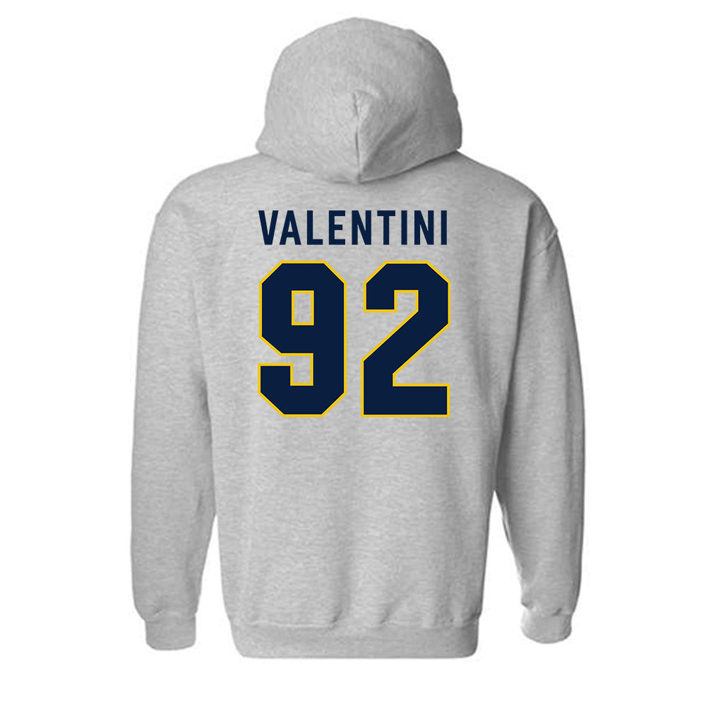 Michigan - NCAA Men's Ice Hockey : Adam Valentini - Classic Shersey Hooded Sweatshirt-1