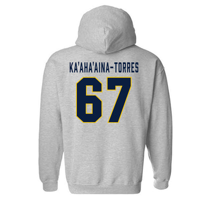 Michigan - NCAA Football : Houston Ka'aha'aina-Torres - Classic Shersey Hooded Sweatshirt-1