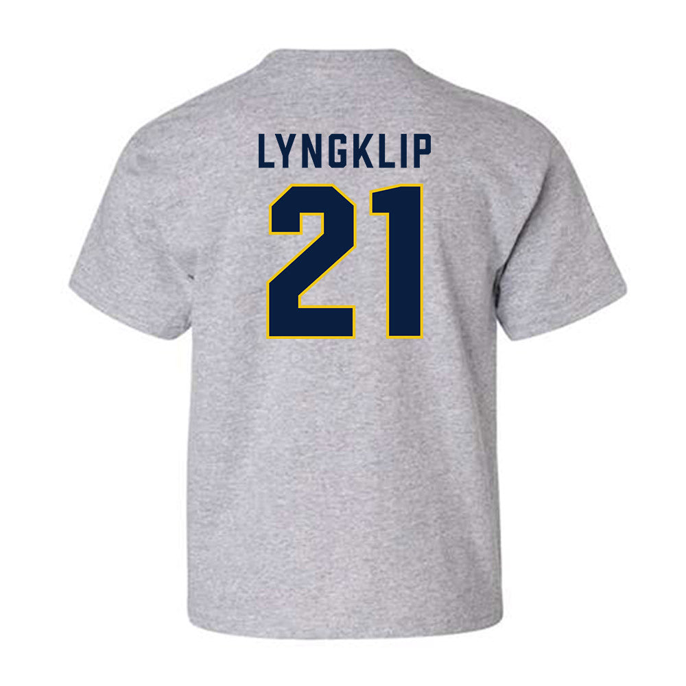 Michigan - NCAA Men's Lacrosse : Ryan Lyngklip - Classic Shersey Youth T-Shirt-1