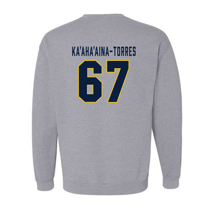 Michigan - NCAA Football : Houston Ka'aha'aina-Torres - Classic Shersey Crewneck Sweatshirt-1