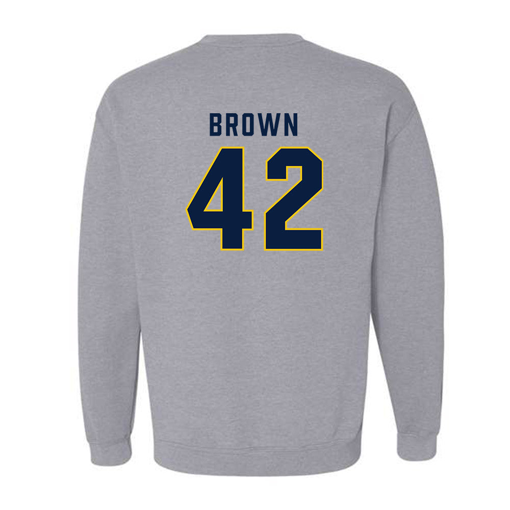 Michigan - NCAA Baseball : Justin Brown - Classic Shersey Crewneck Sweatshirt-1