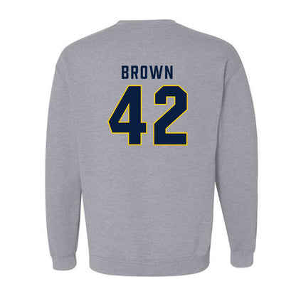 Michigan - NCAA Baseball : Justin Brown - Classic Shersey Crewneck Sweatshirt-1
