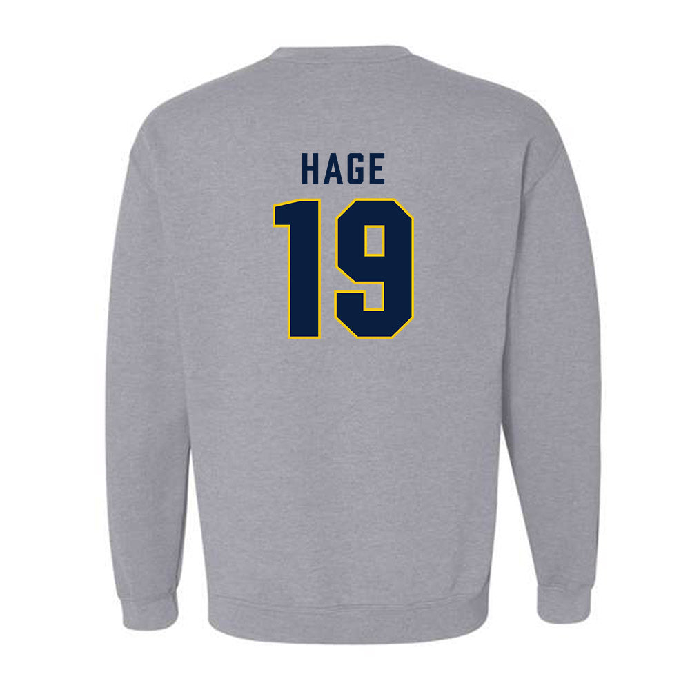 Michigan - NCAA Men's Ice Hockey : Michael Hage - Classic Shersey Crewneck Sweatshirt-1