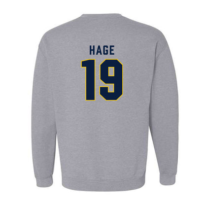 Michigan - NCAA Men's Ice Hockey : Michael Hage - Classic Shersey Crewneck Sweatshirt-1