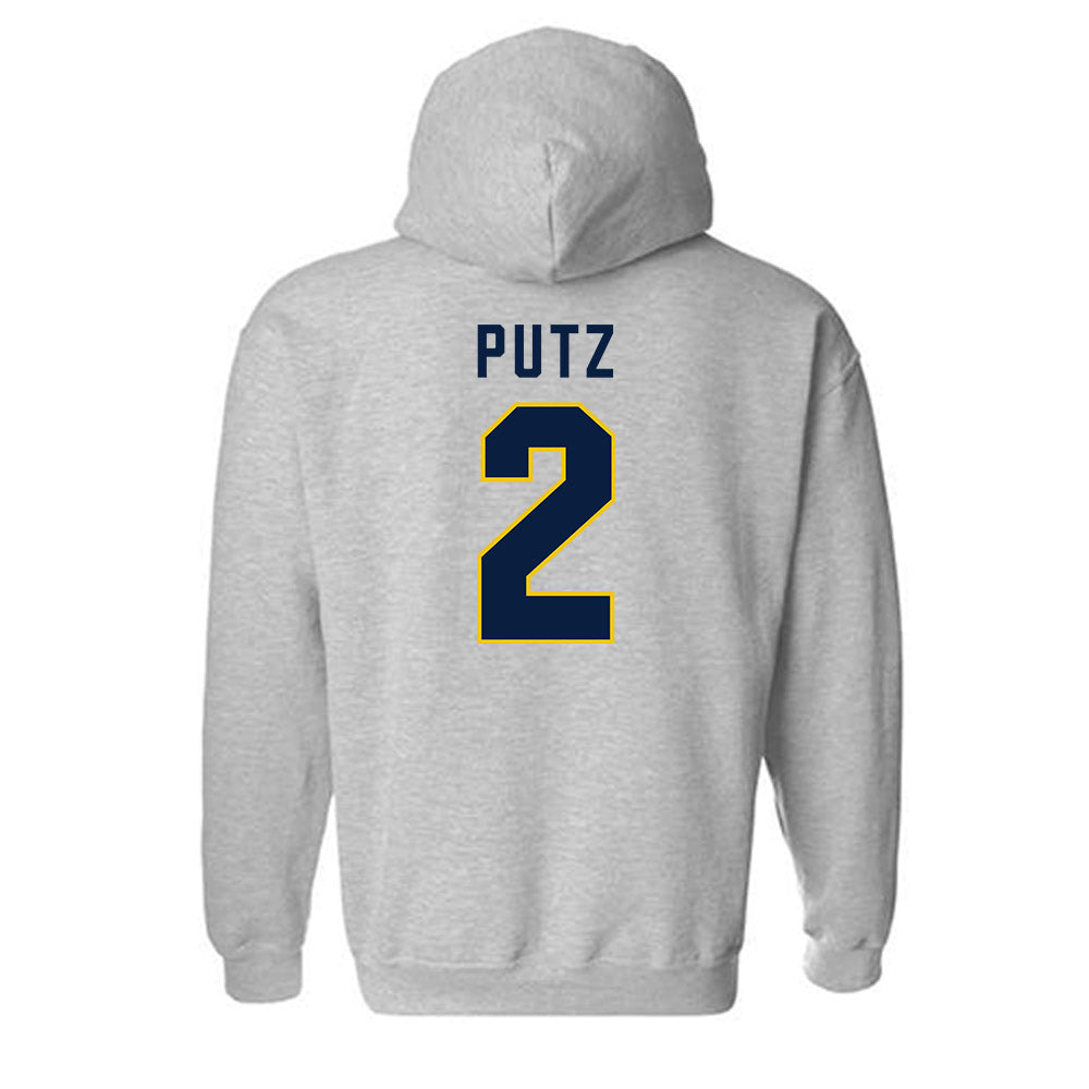 Michigan - NCAA Softball : Lauren Putz - Classic Shersey Hooded Sweatshirt-1