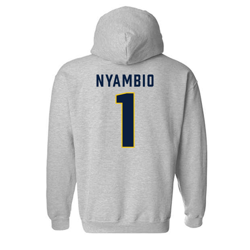 Michigan - NCAA Women's Volleyball : Serena Nyambio - Classic Shersey Hooded Sweatshirt-1