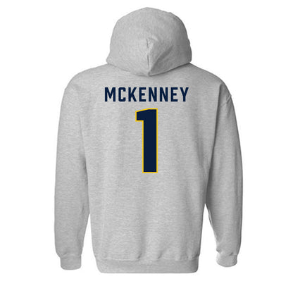 Michigan - NCAA Men's Basketball : Trey McKenney - Classic Shersey Hooded Sweatshirt-1