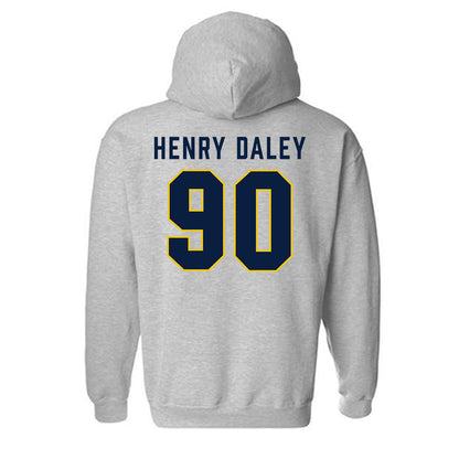 Michigan - NCAA Football : John Henry Daley - Classic Shersey Hooded Sweatshirt-1