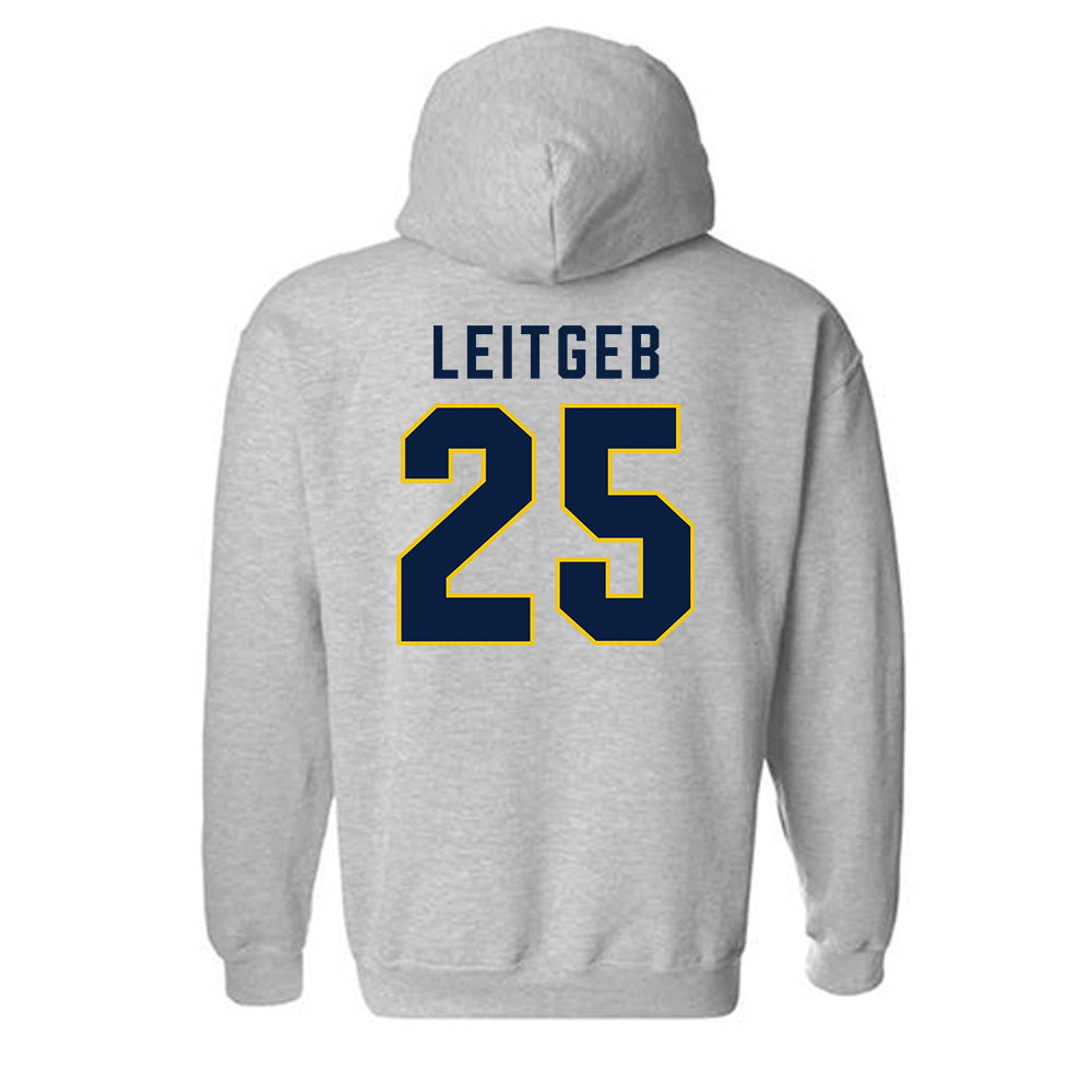 Michigan - NCAA Baseball : Brock leitgeb - Classic Shersey Hooded Sweatshirt-1