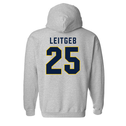 Michigan - NCAA Baseball : Brock leitgeb - Classic Shersey Hooded Sweatshirt-1