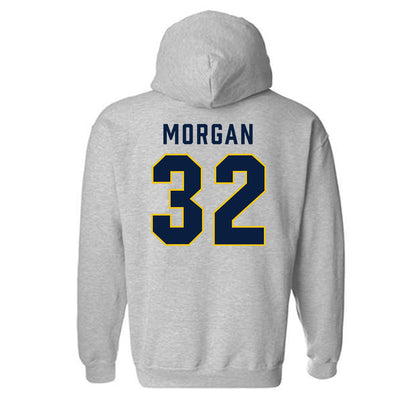 Michigan - NCAA Men's Lacrosse : John Morgan - Classic Shersey Hooded Sweatshirt-1