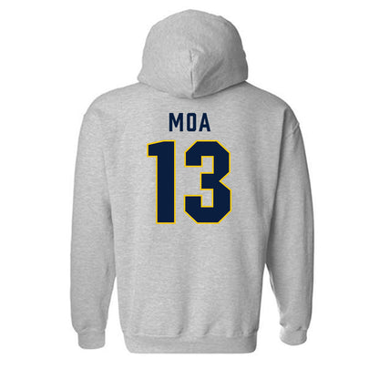 Michigan - NCAA Football : Aisea Moa - Classic Shersey Hooded Sweatshirt-1