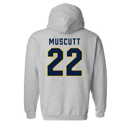 Michigan - NCAA Men's Ice Hockey : Kason Muscutt - Classic Shersey Hooded Sweatshirt-1