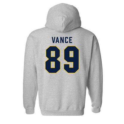 Michigan - NCAA Men's Lacrosse : Mason Vance - Classic Shersey Hooded Sweatshirt-1