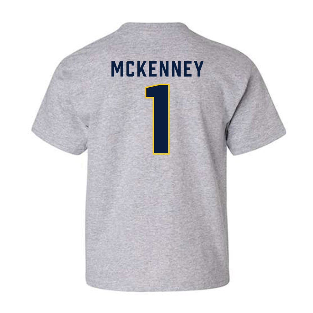 Michigan - NCAA Men's Basketball : Trey McKenney - Classic Shersey Youth T-Shirt-1