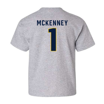 Michigan - NCAA Men's Basketball : Trey McKenney - Classic Shersey Youth T-Shirt-1