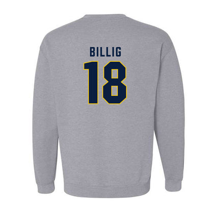 Michigan - NCAA Men's Lacrosse : Carson Billig - Classic Shersey Crewneck Sweatshirt-1