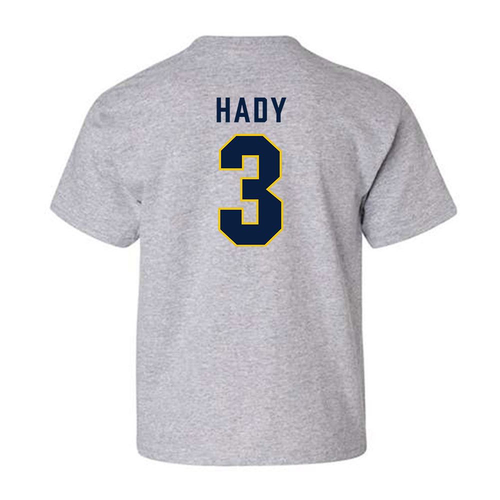 Michigan - NCAA Men's Ice Hockey : Hunter Hady - Classic Shersey Youth T-Shirt-1