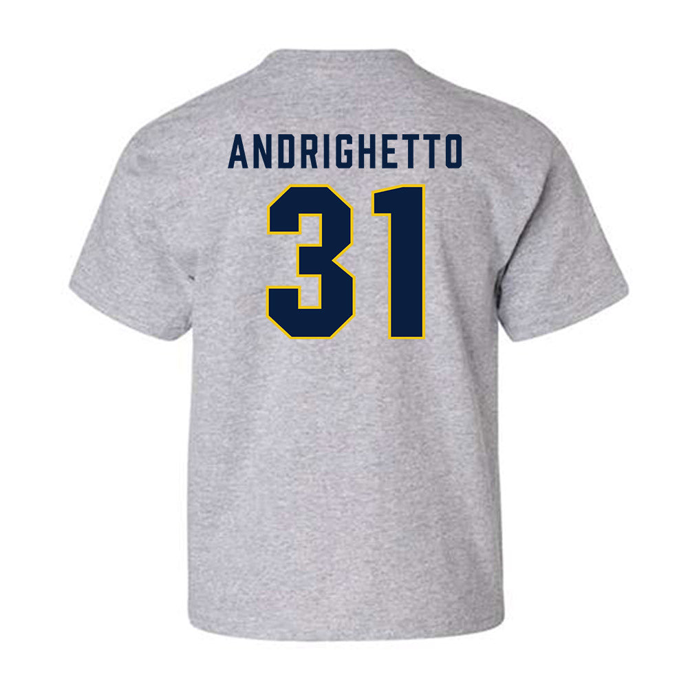 Michigan - NCAA Football : Nico Andrighetto - Classic Shersey Youth T-Shirt-1