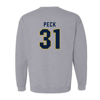 Michigan - NCAA Men's Ice Hockey : Stephen Peck - Classic Shersey Crewneck Sweatshirt-1