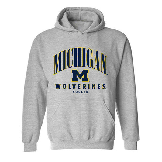 Michigan - NCAA Men's Soccer : Duilio Herrera - Classic Shersey Hooded Sweatshirt-0