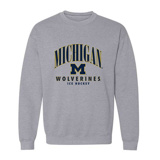 Michigan - NCAA Men's Ice Hockey : Tyler Duke - Classic Shersey Crewneck Sweatshirt-0