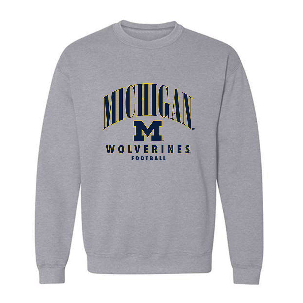 Michigan - NCAA Football : Gary Stacy - Classic Shersey Crewneck Sweatshirt-0