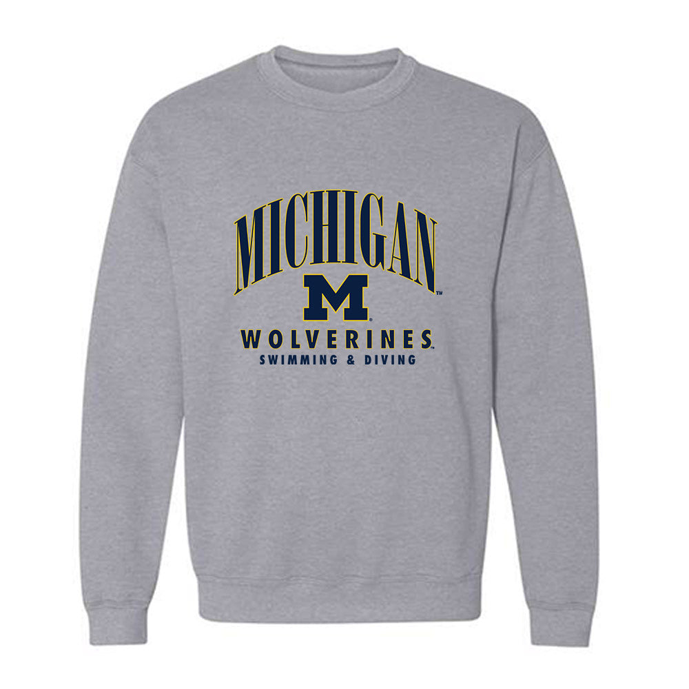 Michigan - NCAA Women's Swimming & Diving : Bella Sims - Classic Shersey Crewneck Sweatshirt-0