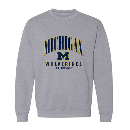 Michigan - NCAA Men's Ice Hockey : Adam Valentini - Classic Shersey Crewneck Sweatshirt-0