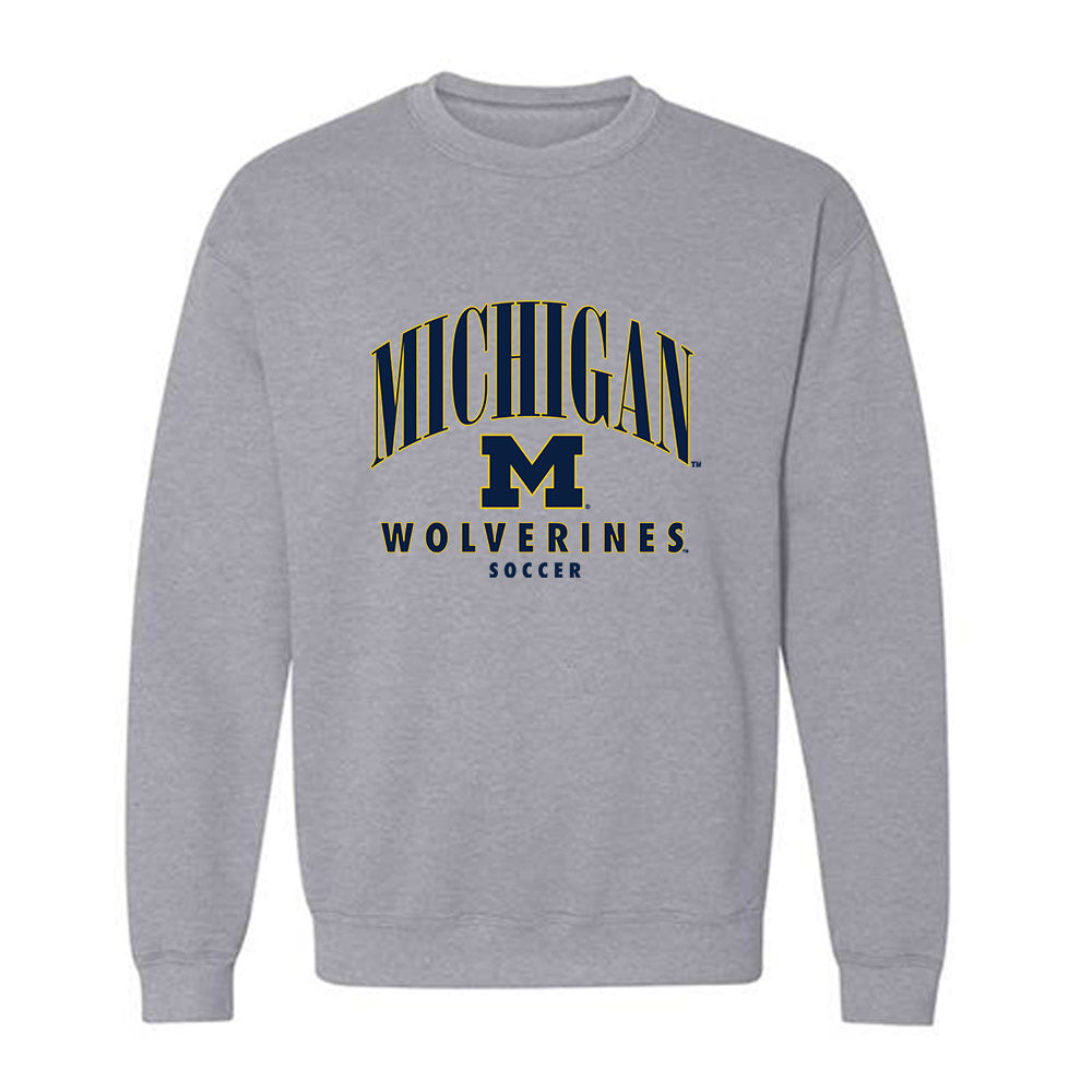 Michigan - NCAA Men's Soccer : Michael Leon - Classic Shersey Crewneck Sweatshirt-0
